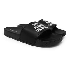 Black Unisex Slides