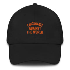 Cincinnati Against The World Dad Hat (black / orange)